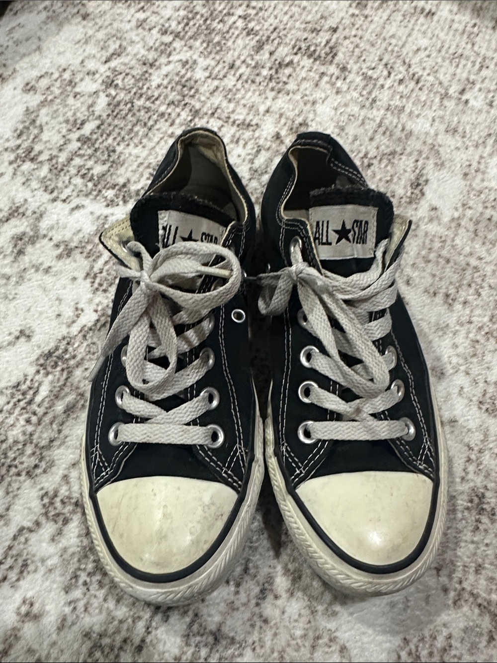 Converse All Star unisex Black Low-Top Canvas Sneakers